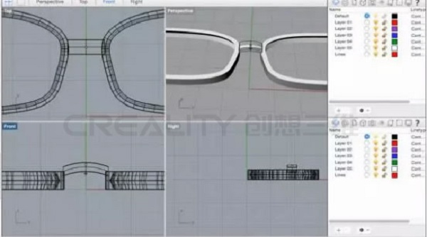 3D打印機專屬定制眼鏡框